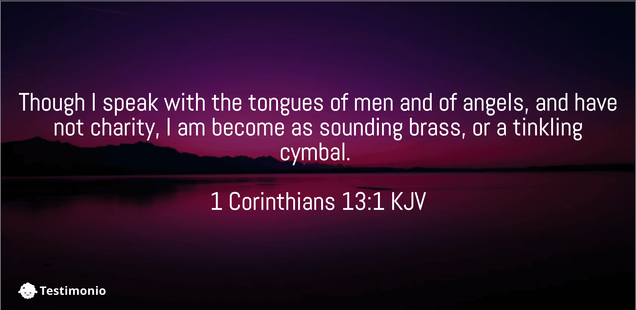 1 Corinthians 13:1