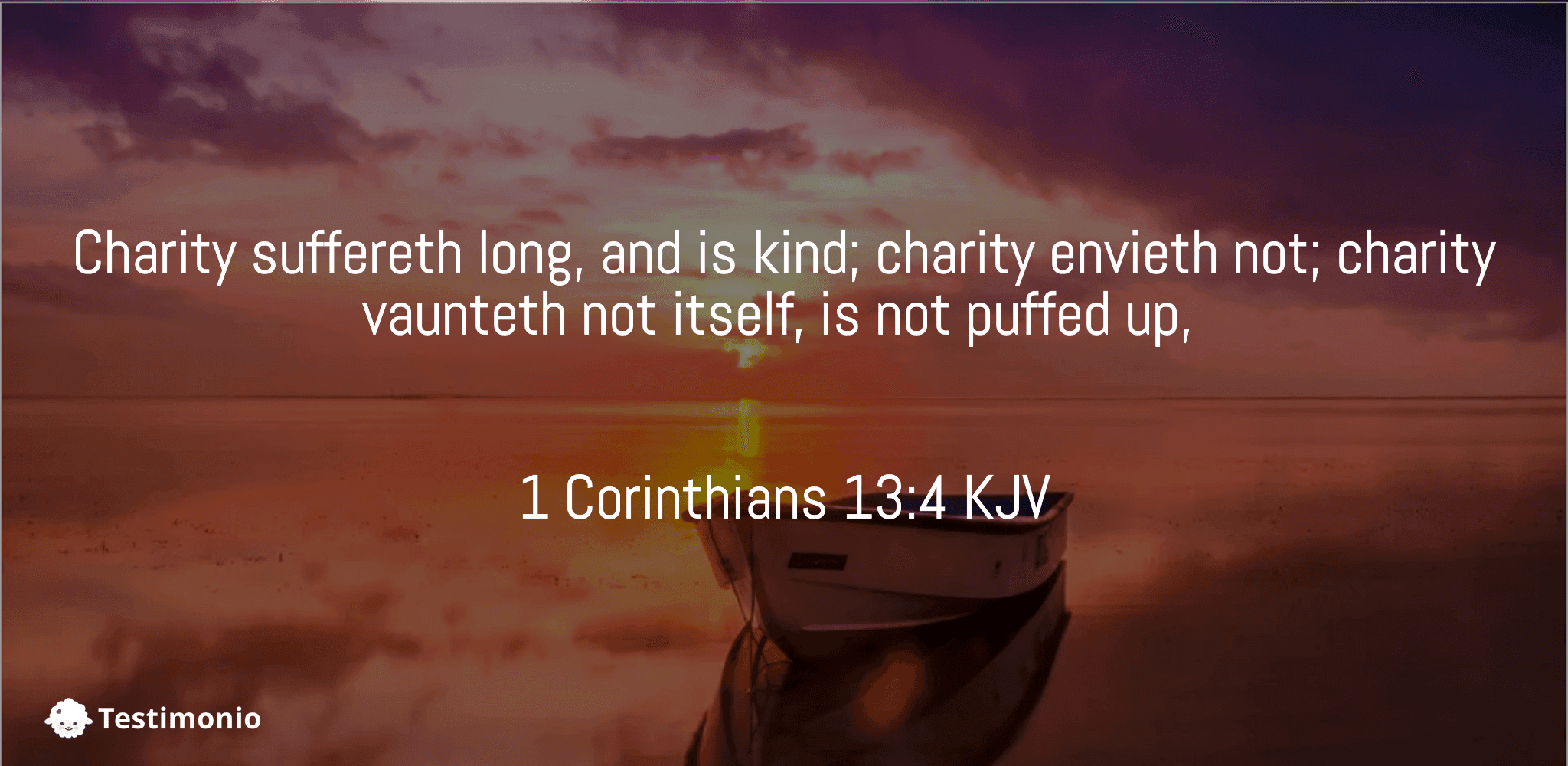 1 Corinthians 13:4
