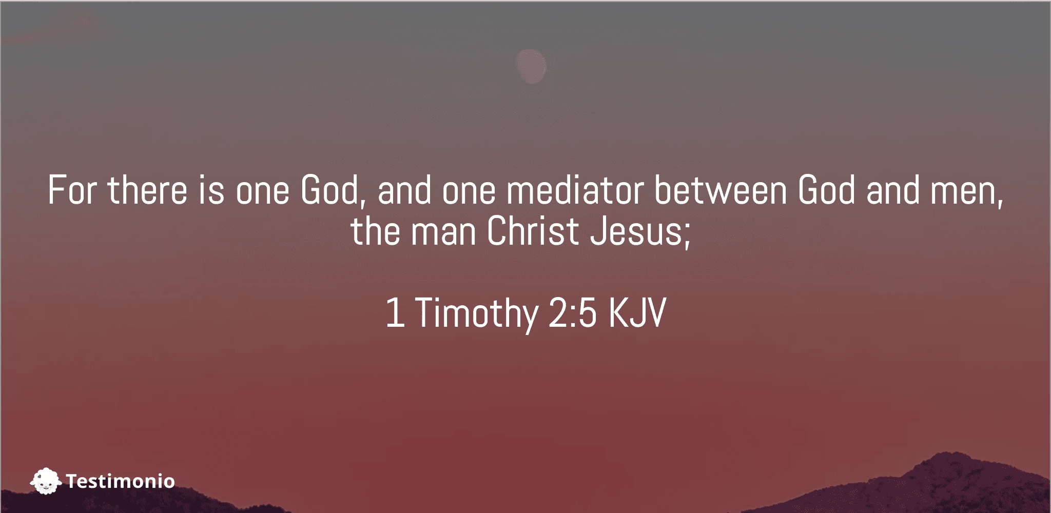1 Timothy 2:5