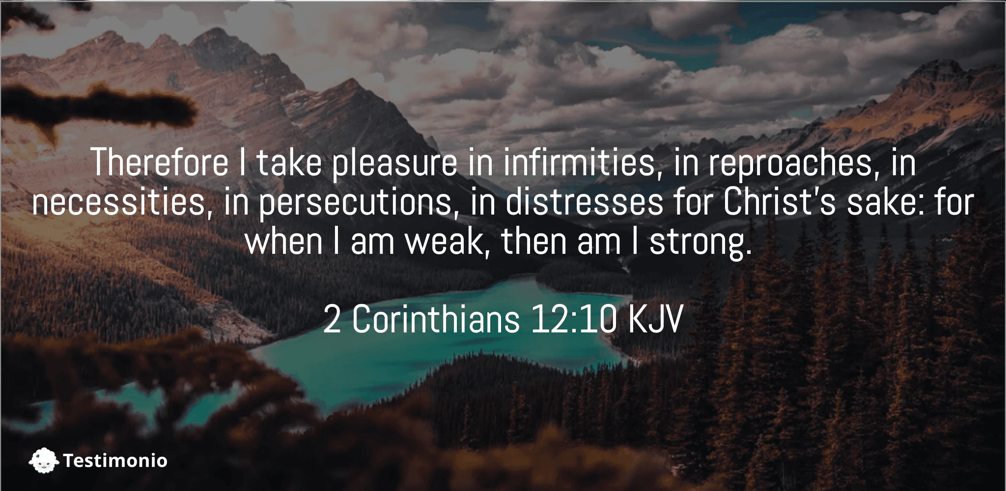 2 Corinthians 12:10