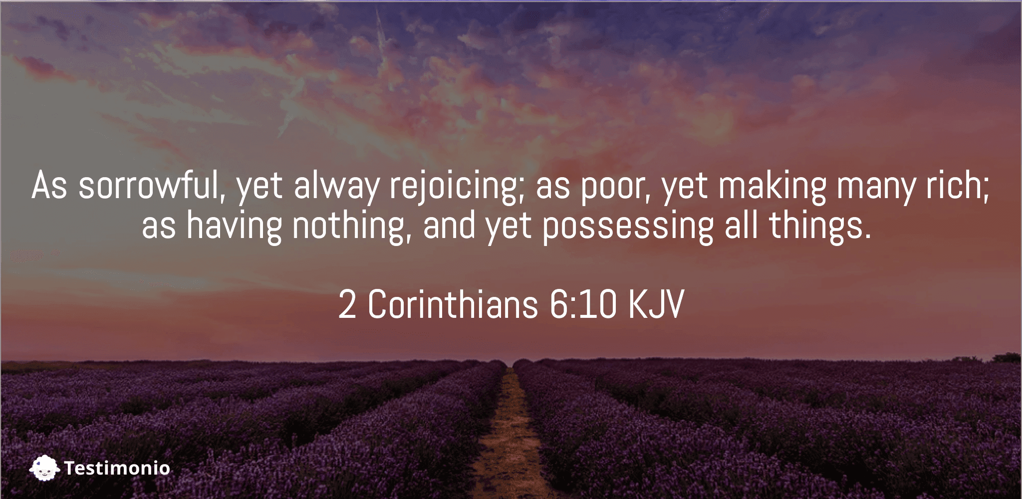 2 Corinthians 6:10