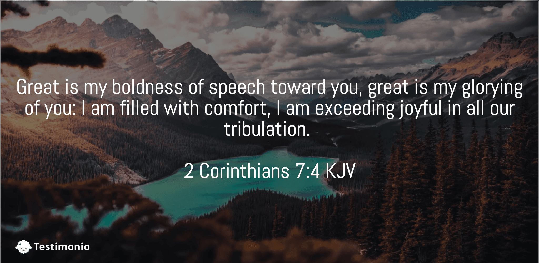2 Corinthians 7:4