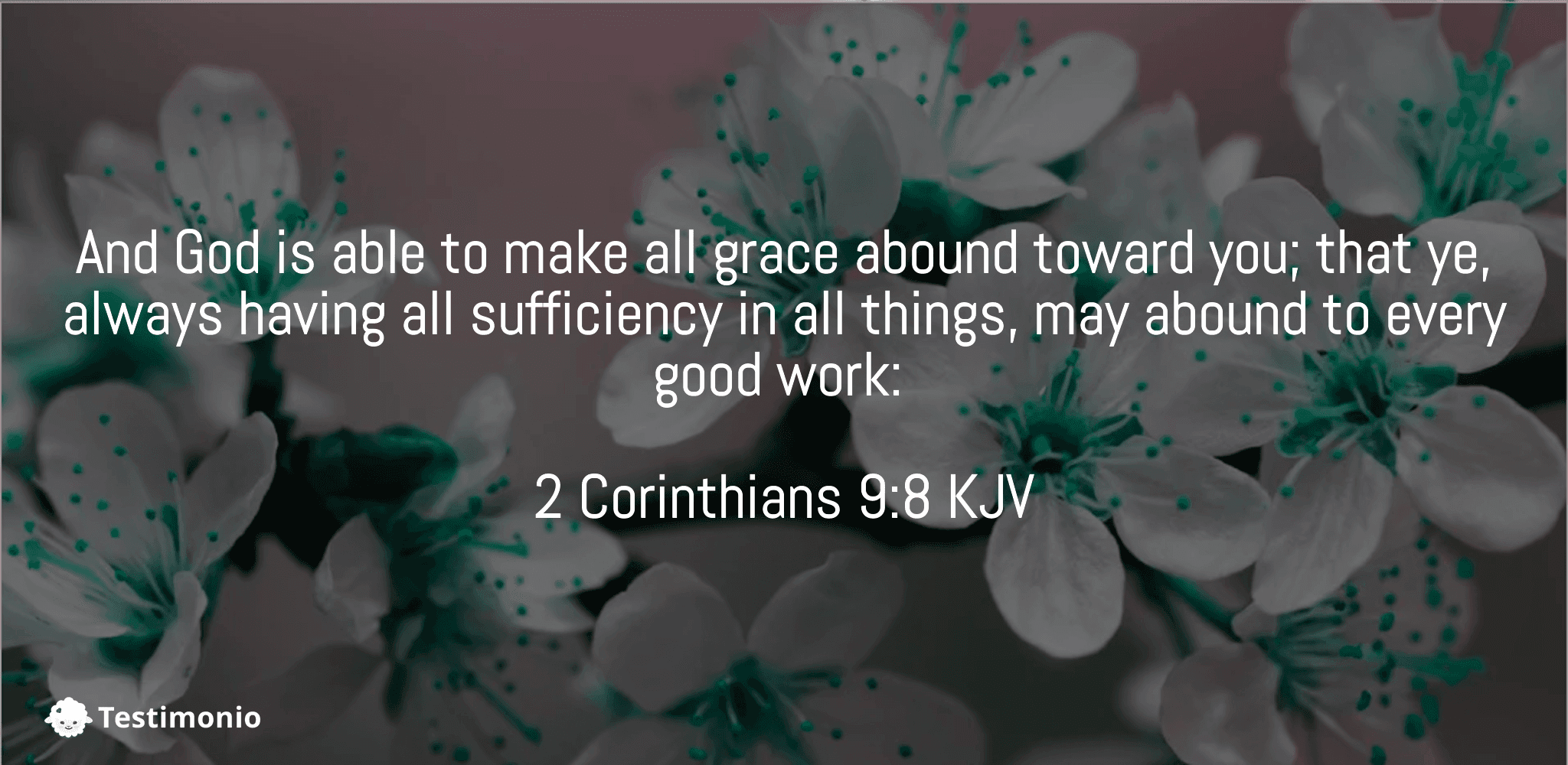 2 Corinthians 9:8