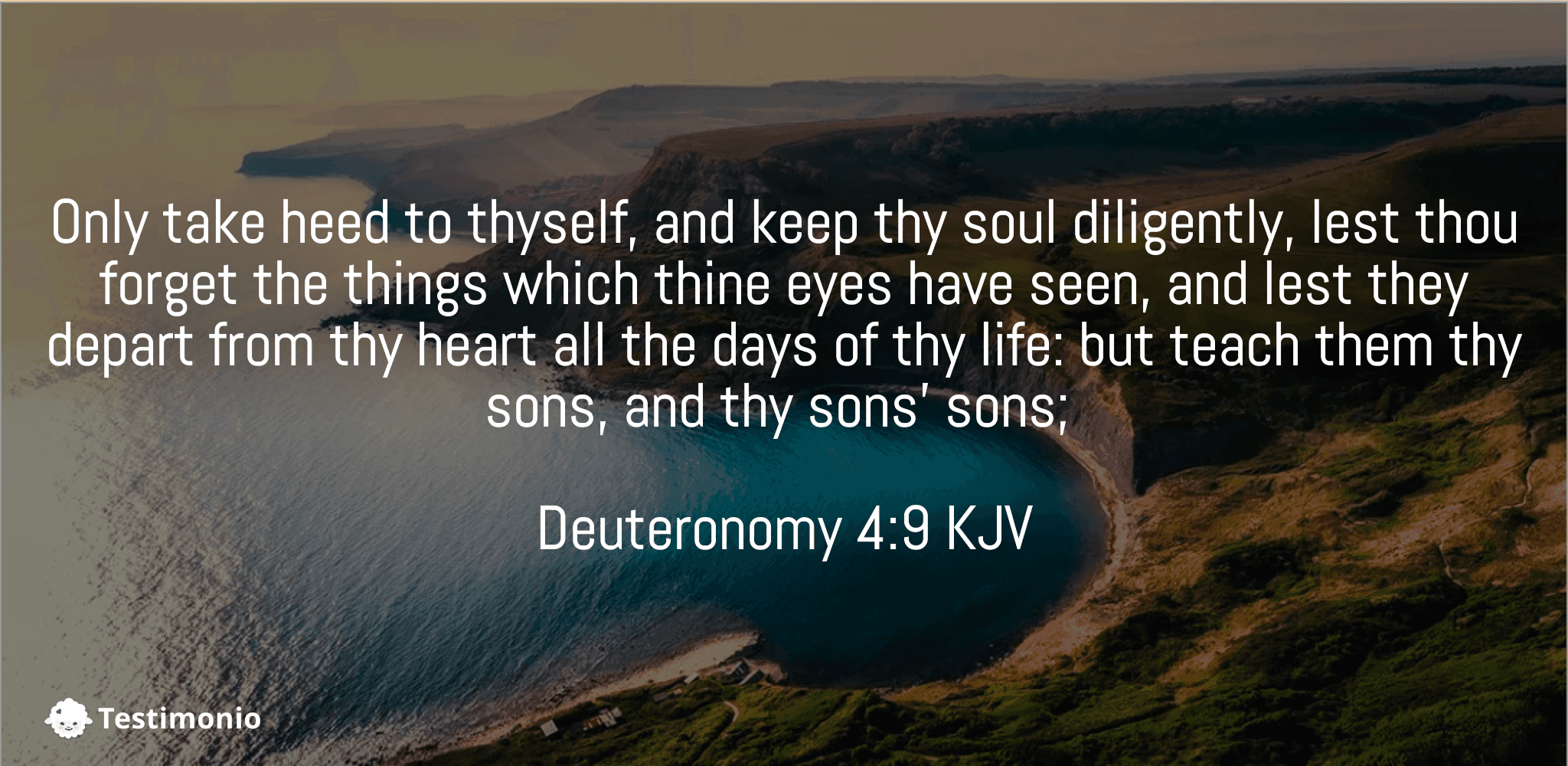 Deuteronomy 4:9