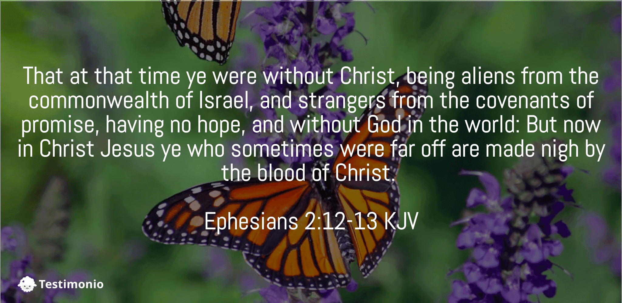 Ephesians 2:12-13