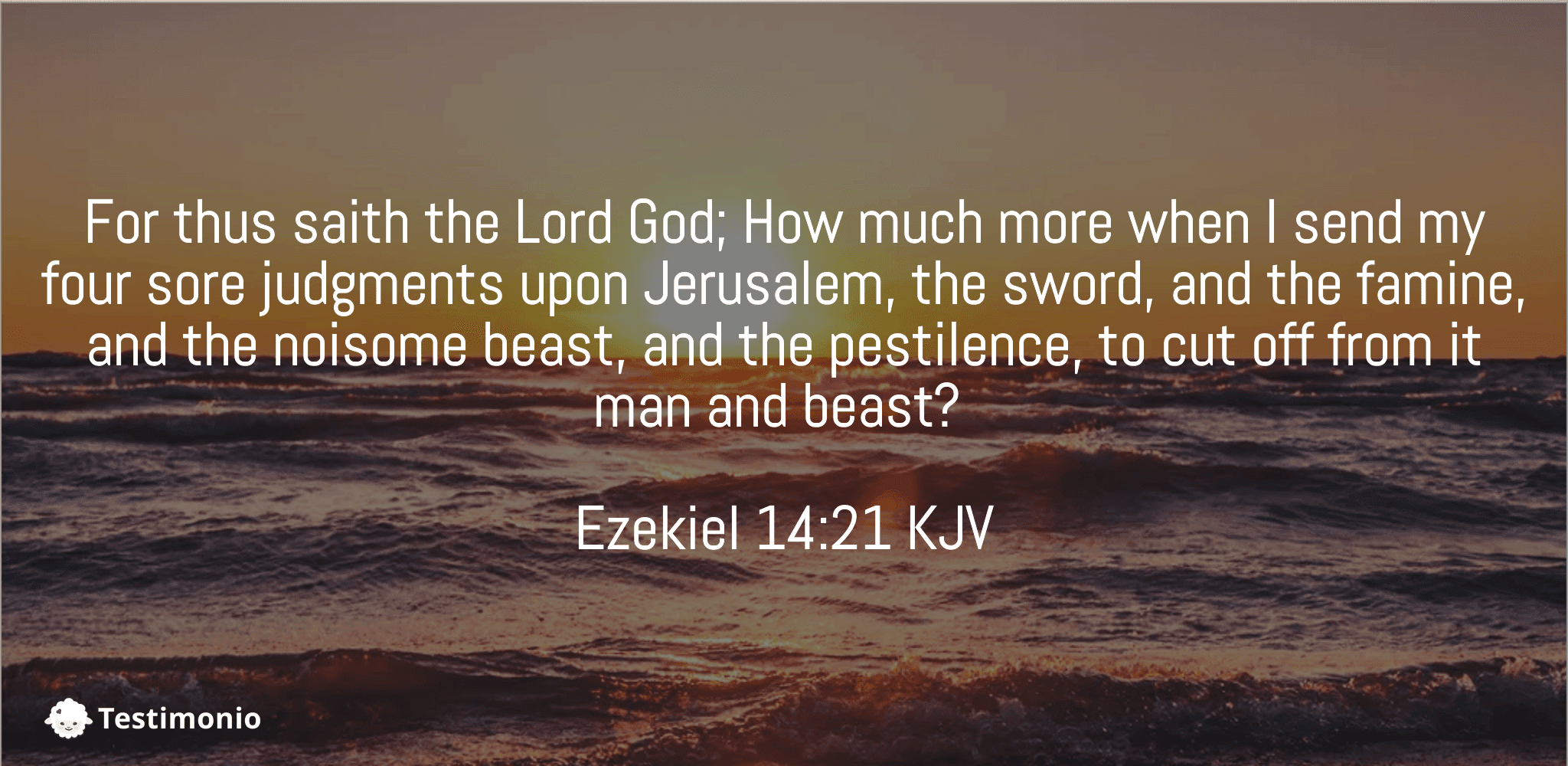Ezekiel 14:21