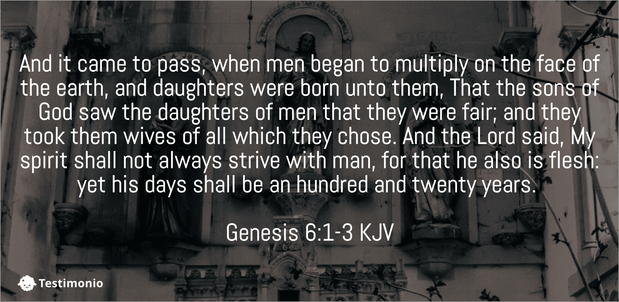 Genesis 6:1-3