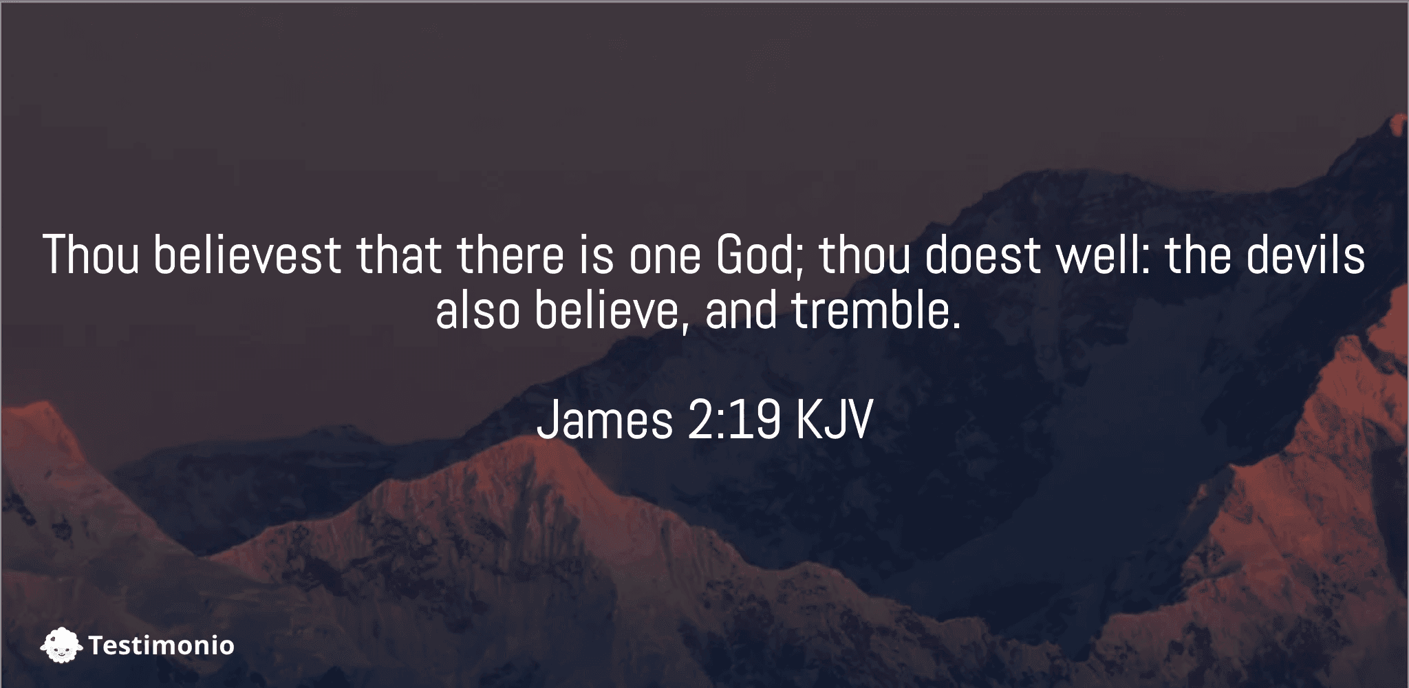 James 2:19
