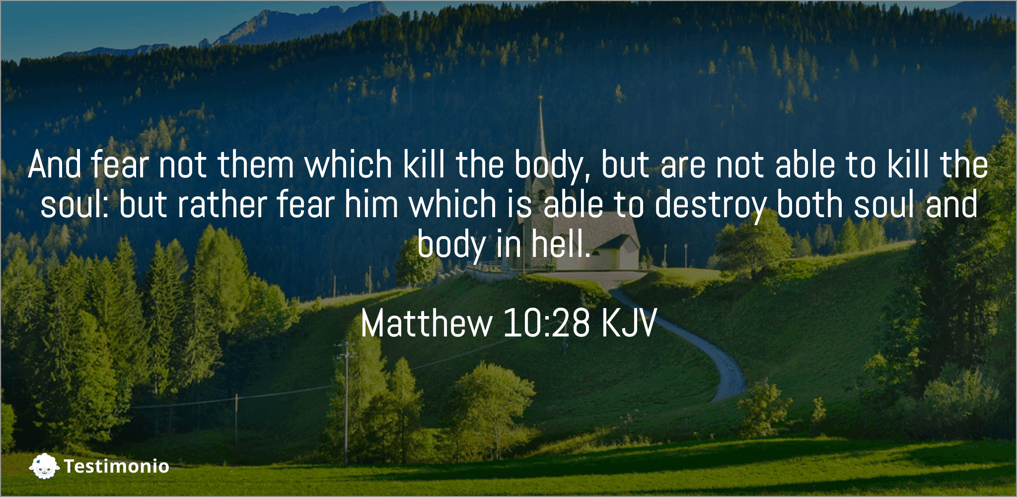 Matthew 10:28