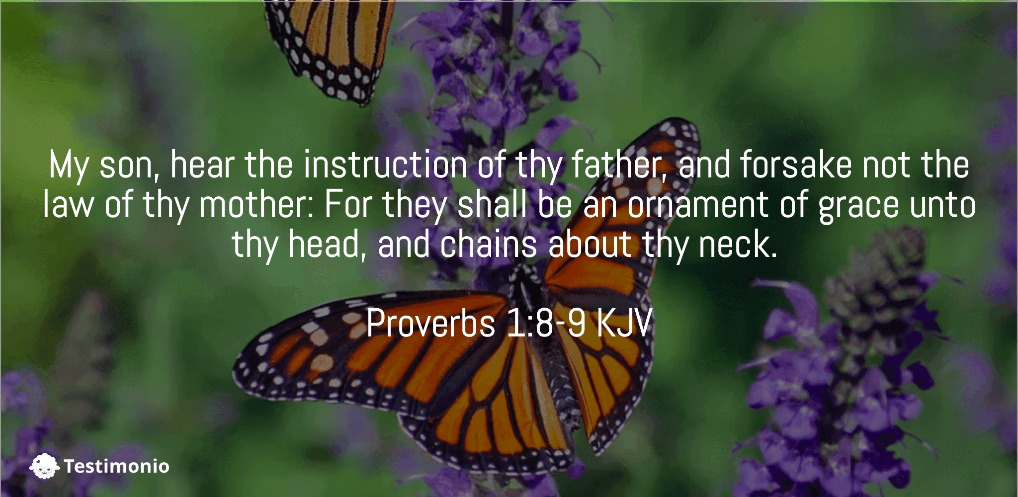 Proverbs 1:8-9