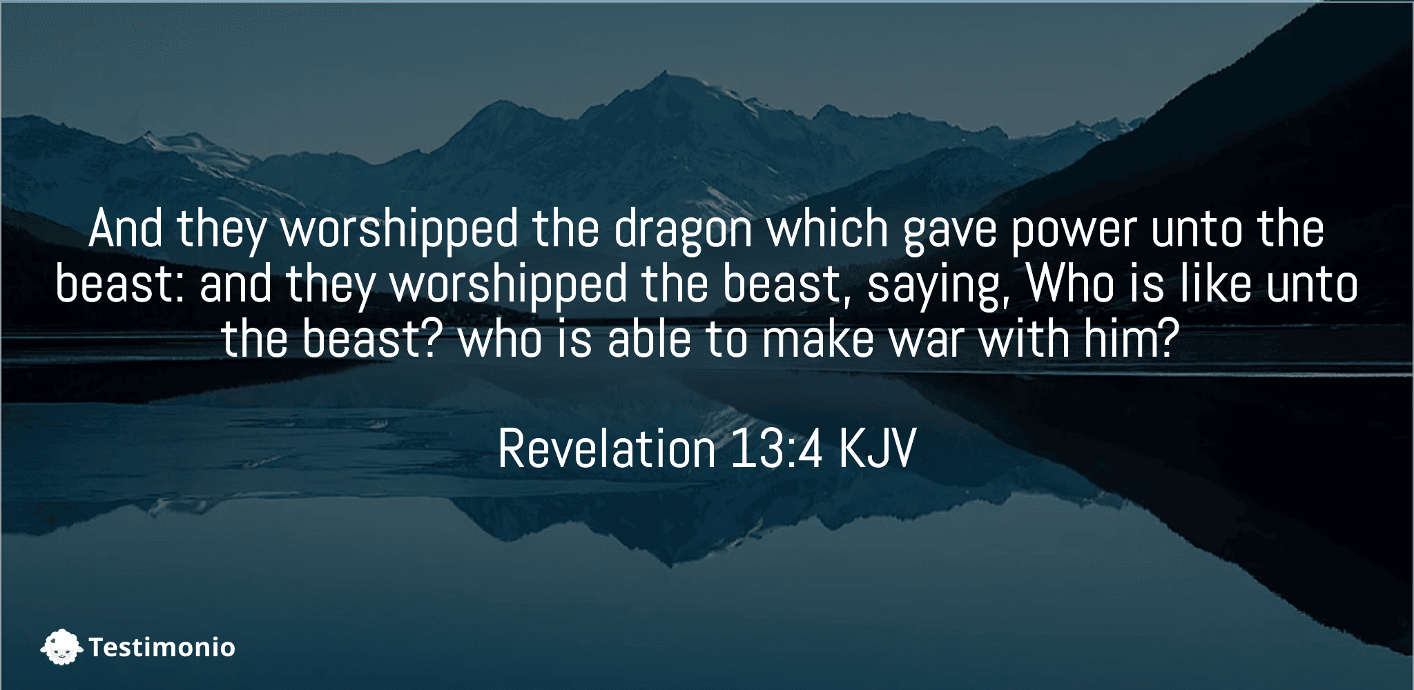 Revelation 13:4